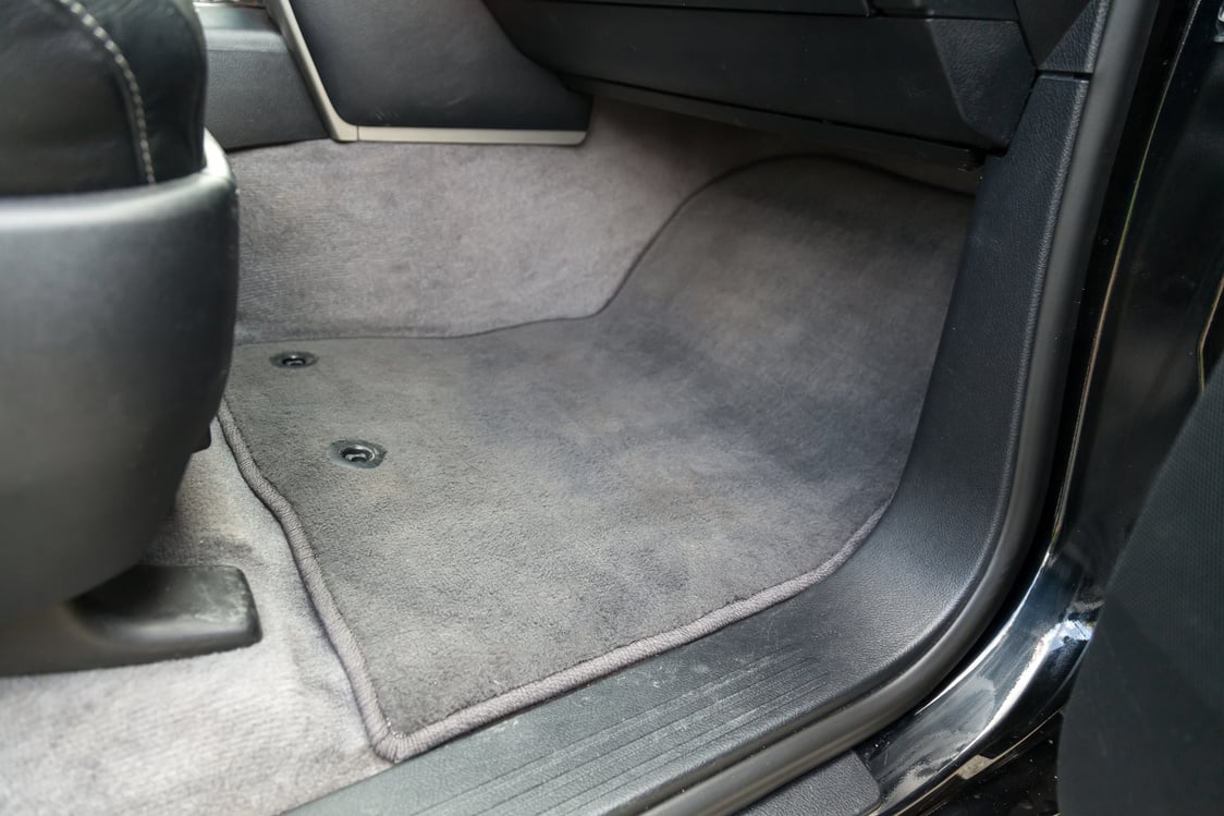 Car Mat in the Front Passenger Seat